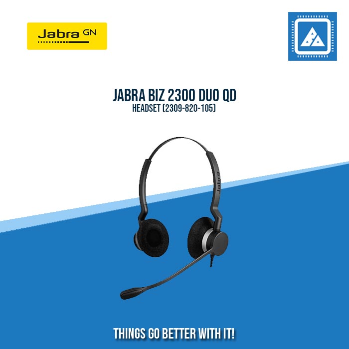 JABRA BIZ 2300 DUO QD HEADSET (2309-820-105) JABRA BIZ 2300 DUO QD HEADSET (2309-820-105)